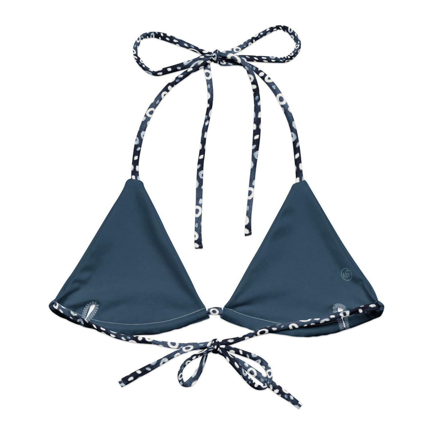 Eagle Ray Spots Eco String Bikini Top - Salinity Swimwear