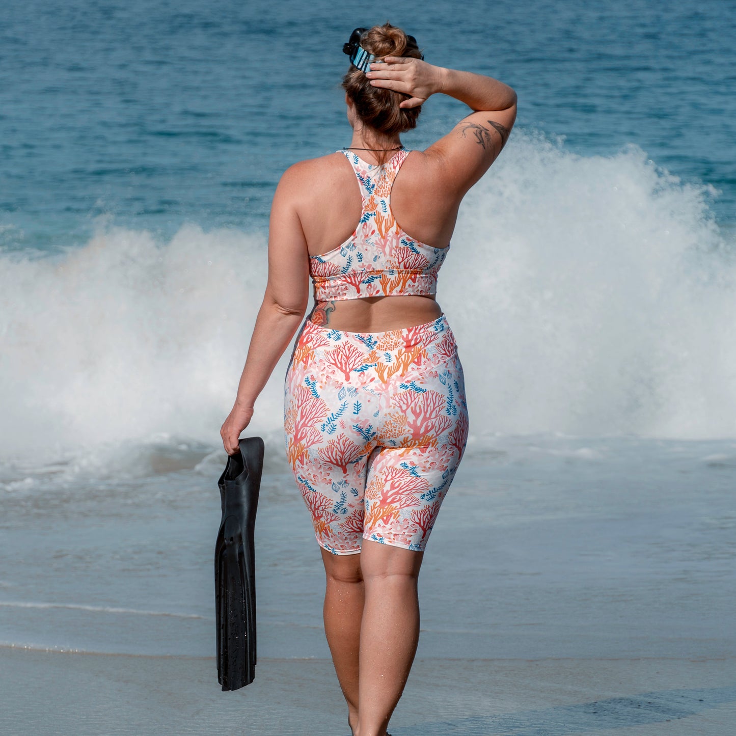 Coral Reef Eco Sports Bra Top