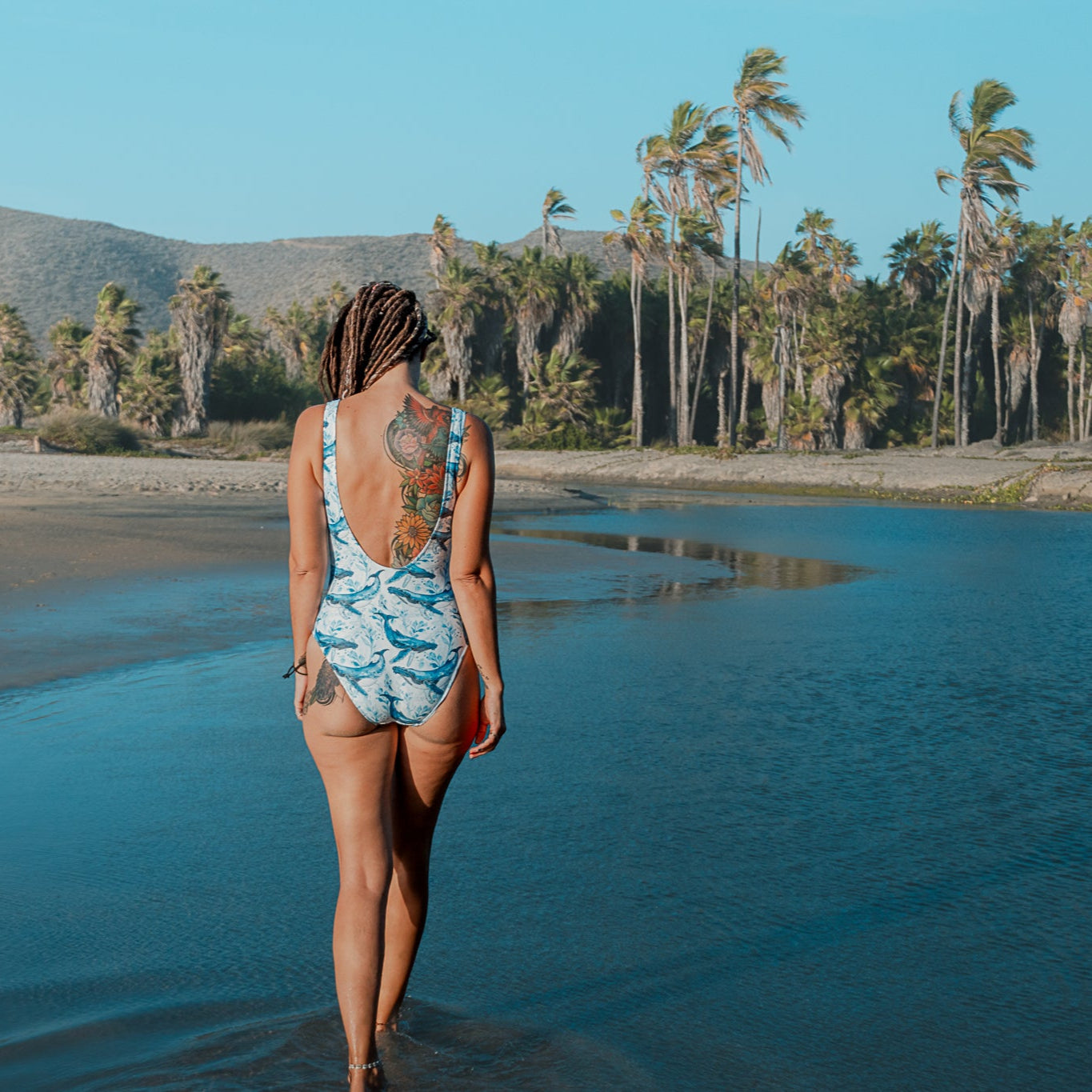 Humpback Whale Song One-Piece Swimsuit - Salinity Swimwear