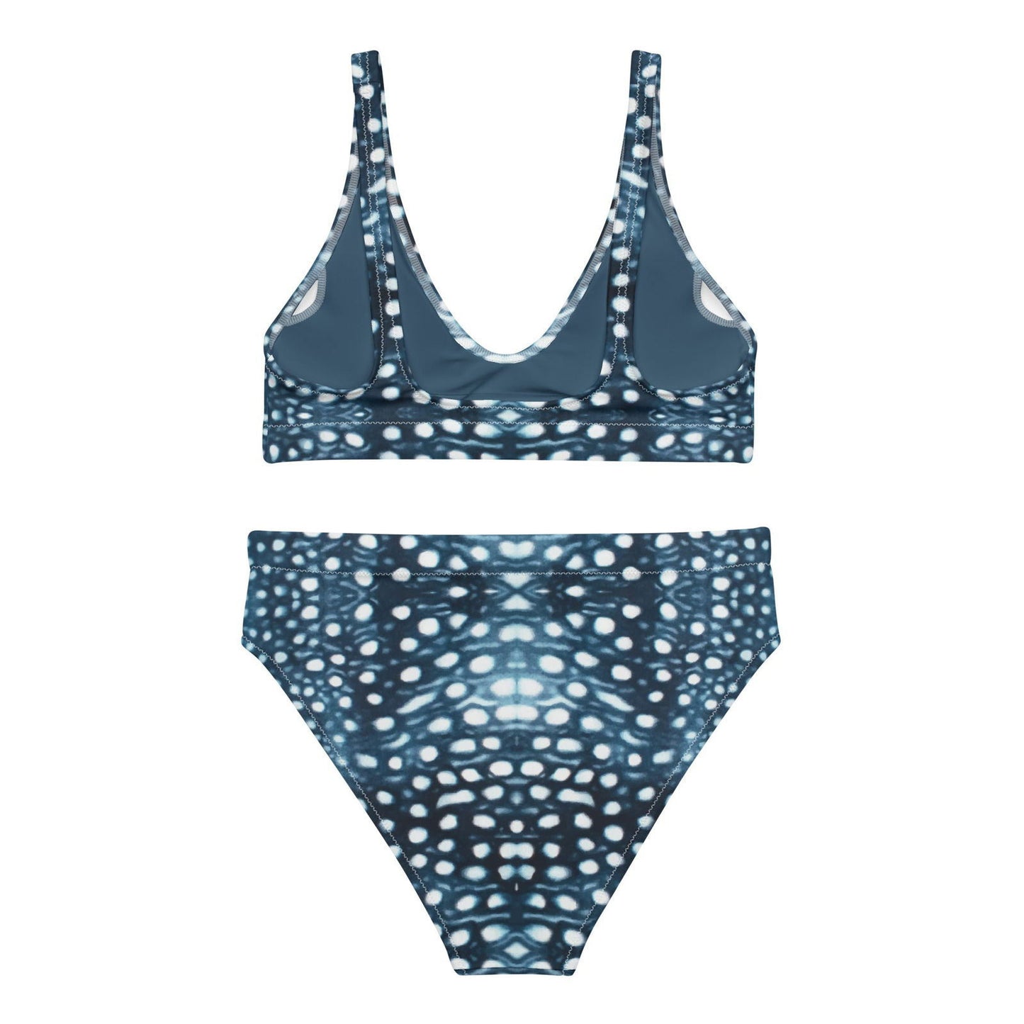 Whale Shark Mosaic Eco High-Waisted Bikini Set - Salinity Swimwear