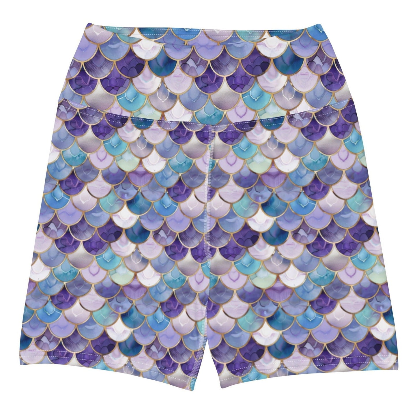 Salinity Swimwear Amethyst Ocean Mermaid 4" Inch Dive Shorts Shorts