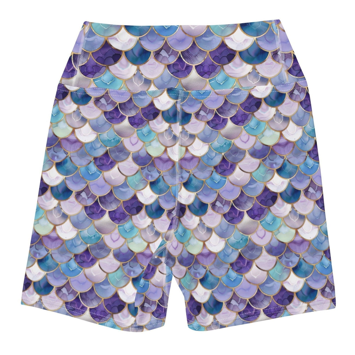 Salinity Swimwear Amethyst Ocean Mermaid 4" Inch Dive Shorts Shorts