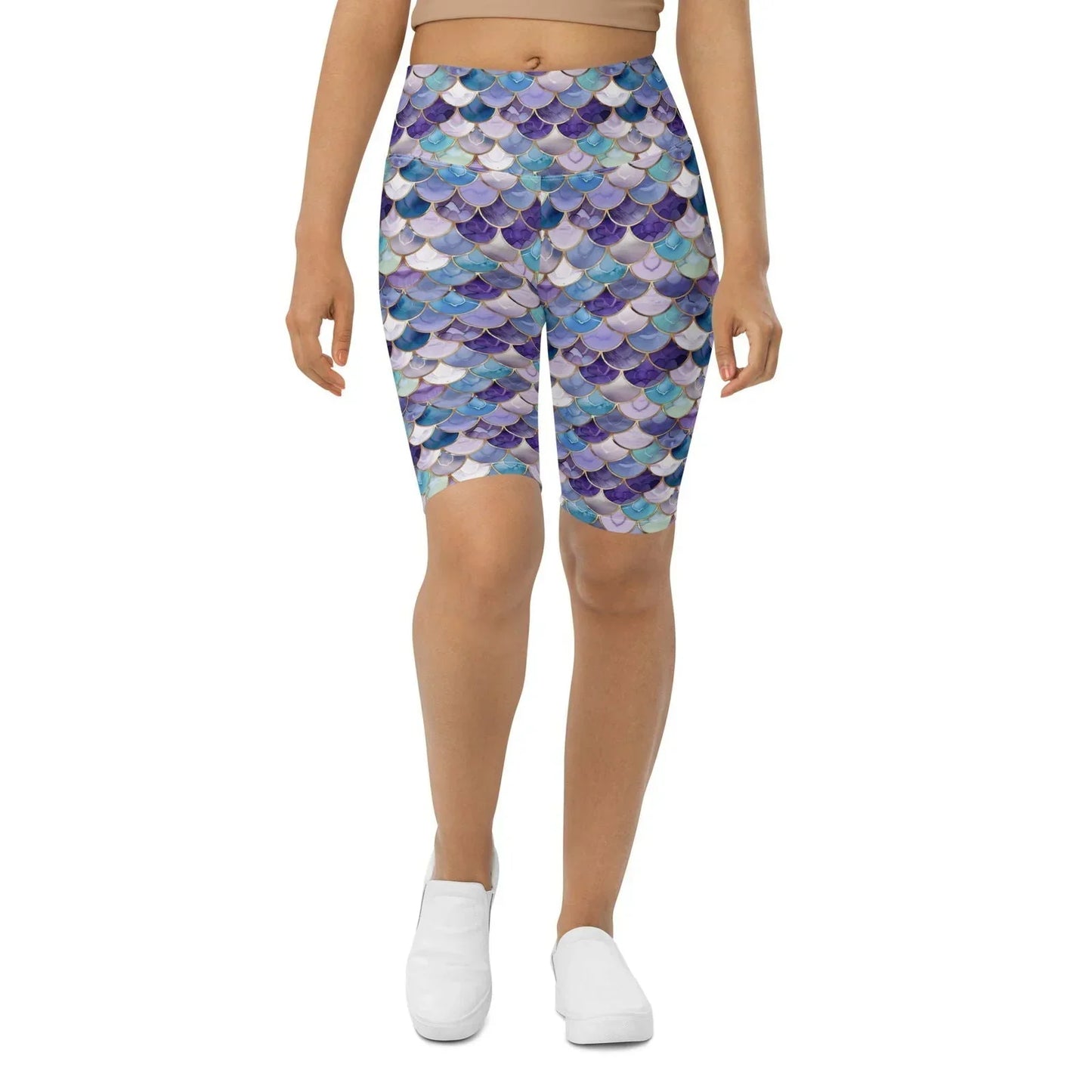 Amethyst Ocean Mermaid 8" Inch Shorts - Salinity Swimwear