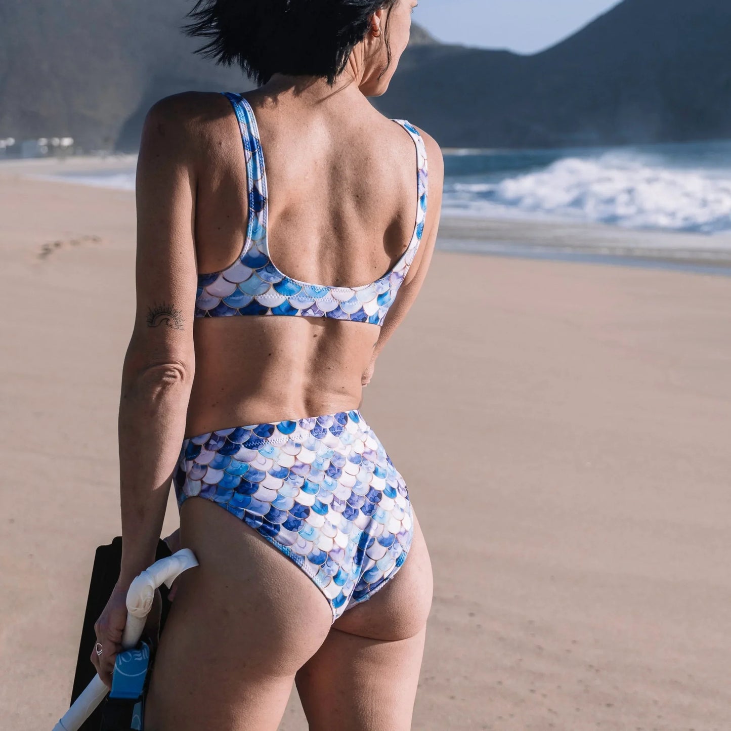 Amethyst Ocean Mermaid Eco High-Waisted Bikini Set - Salinity Swimwear