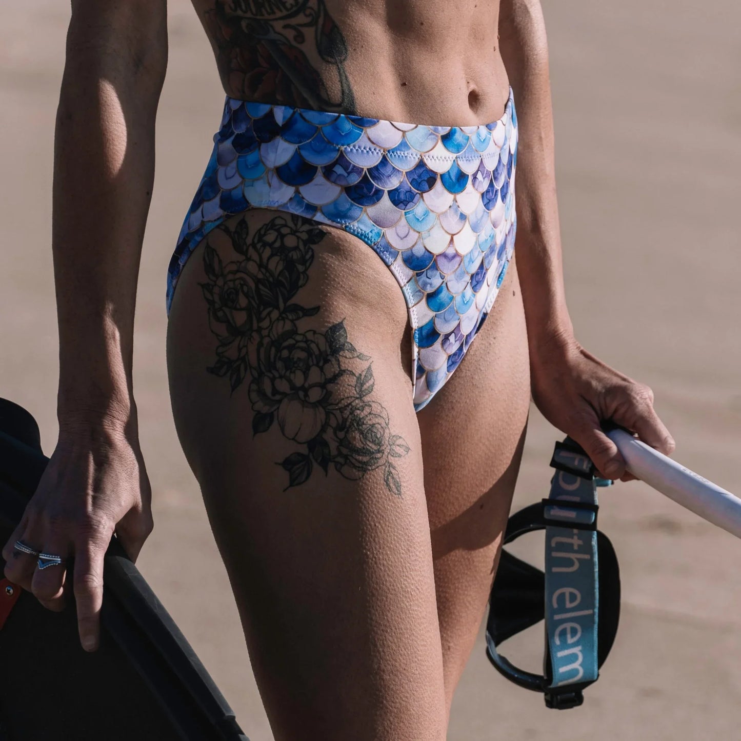 Amethyst Ocean Mermaid Eco High-Waisted Bikini Set - Salinity Swimwear