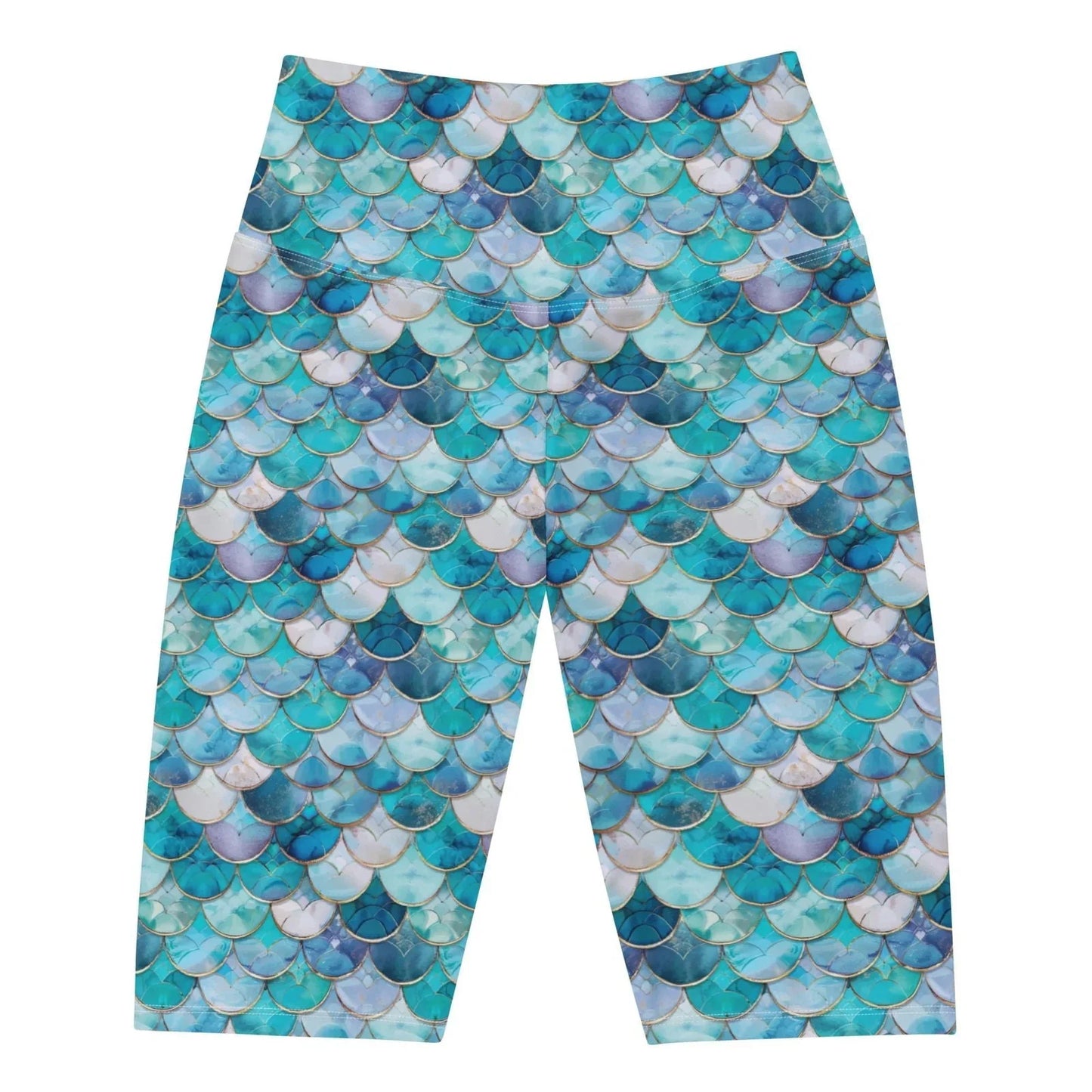 Blue Lagoon Mermaid 8" Inch Dive Shorts - Salinity Swimwear