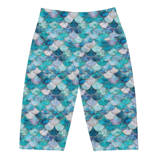 Blue Lagoon Mermaid 8" Inch Dive Shorts - Salinity Swimwear