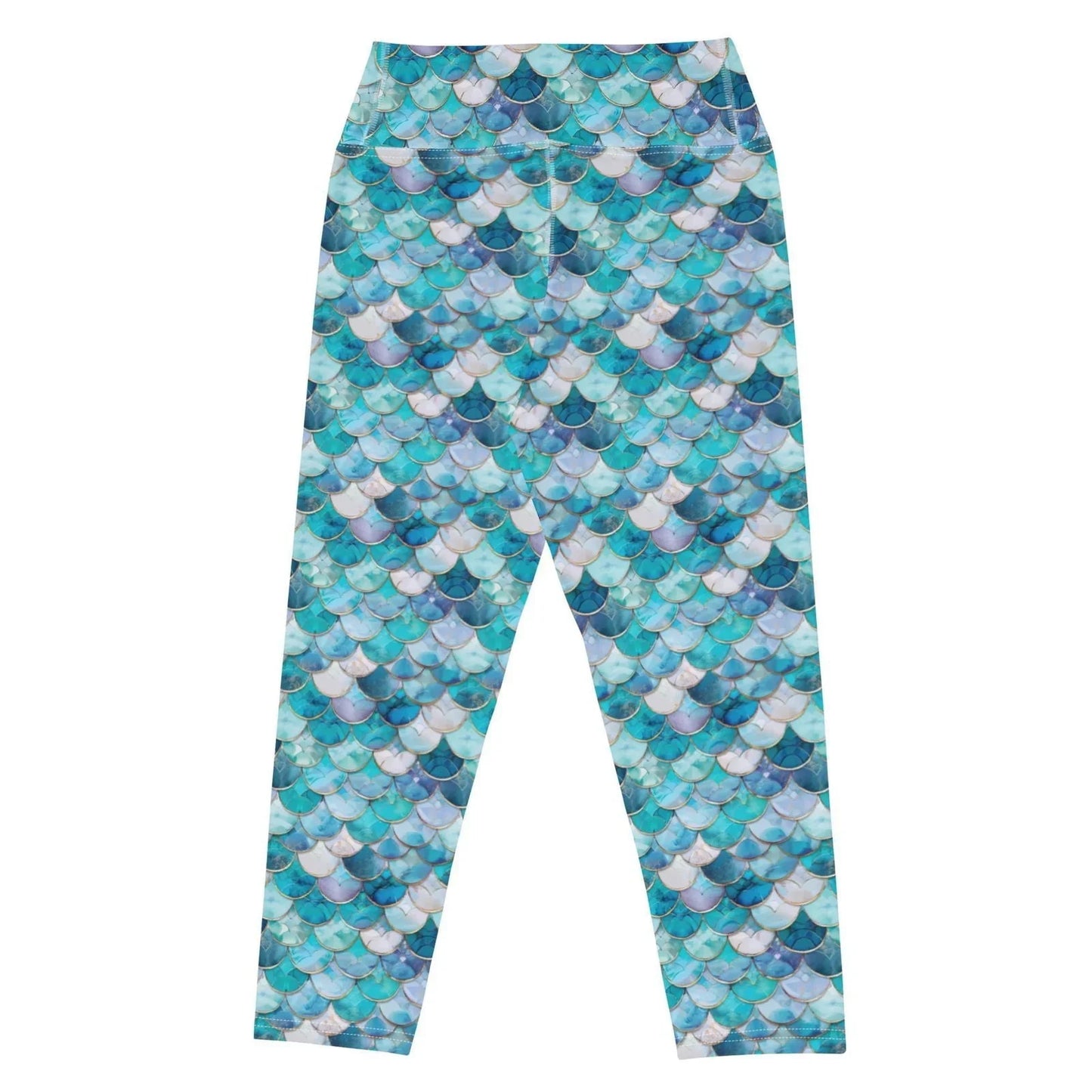 Blue Lagoon Mermaid Capri Swim Leggings - Salinity Swimwear
