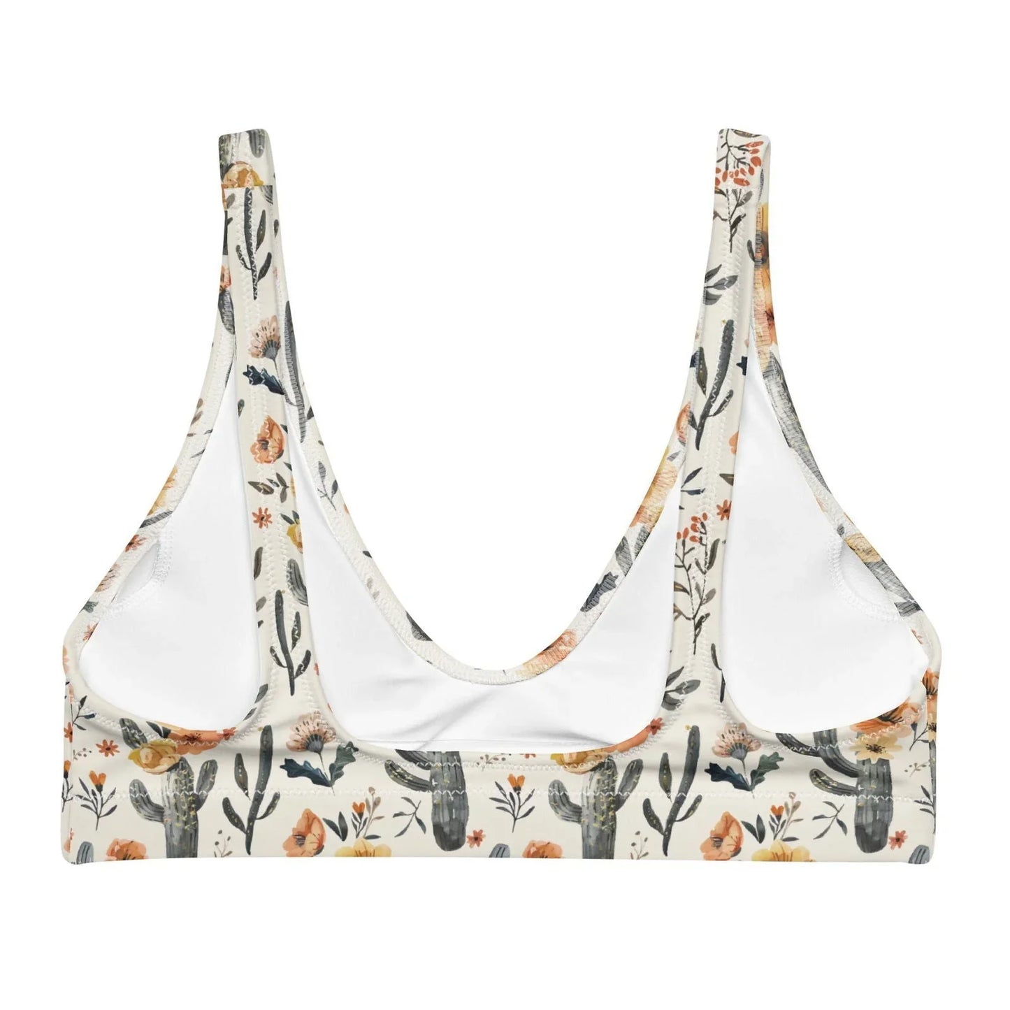 Cactus Sunflower Eco Bikini Top - Salinity Swimwear