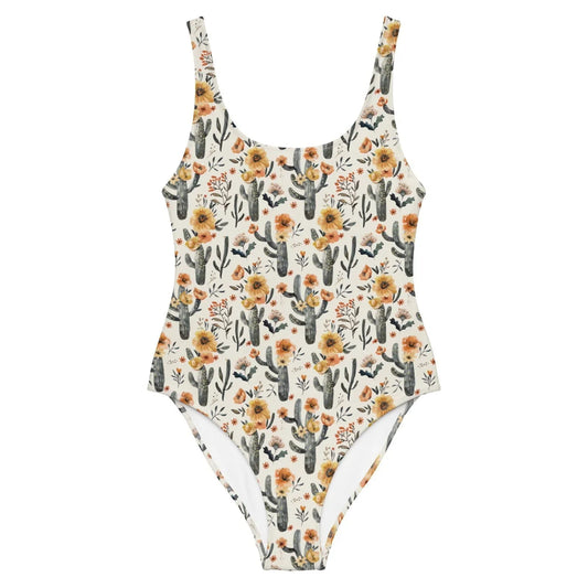 Cactus Sunflower One-Piece Swimsuit - Salinity Swimwear