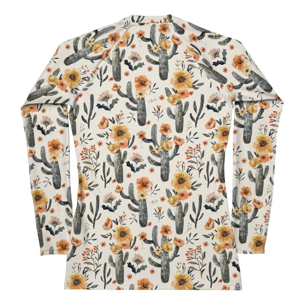 Salinity Swimwear Cactus Sunflower Women's Rash Guard Rash Guard
