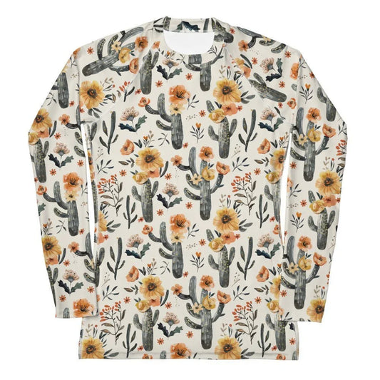 Cactus Sunflower Women's Rash Guard - Salinity Swimwear