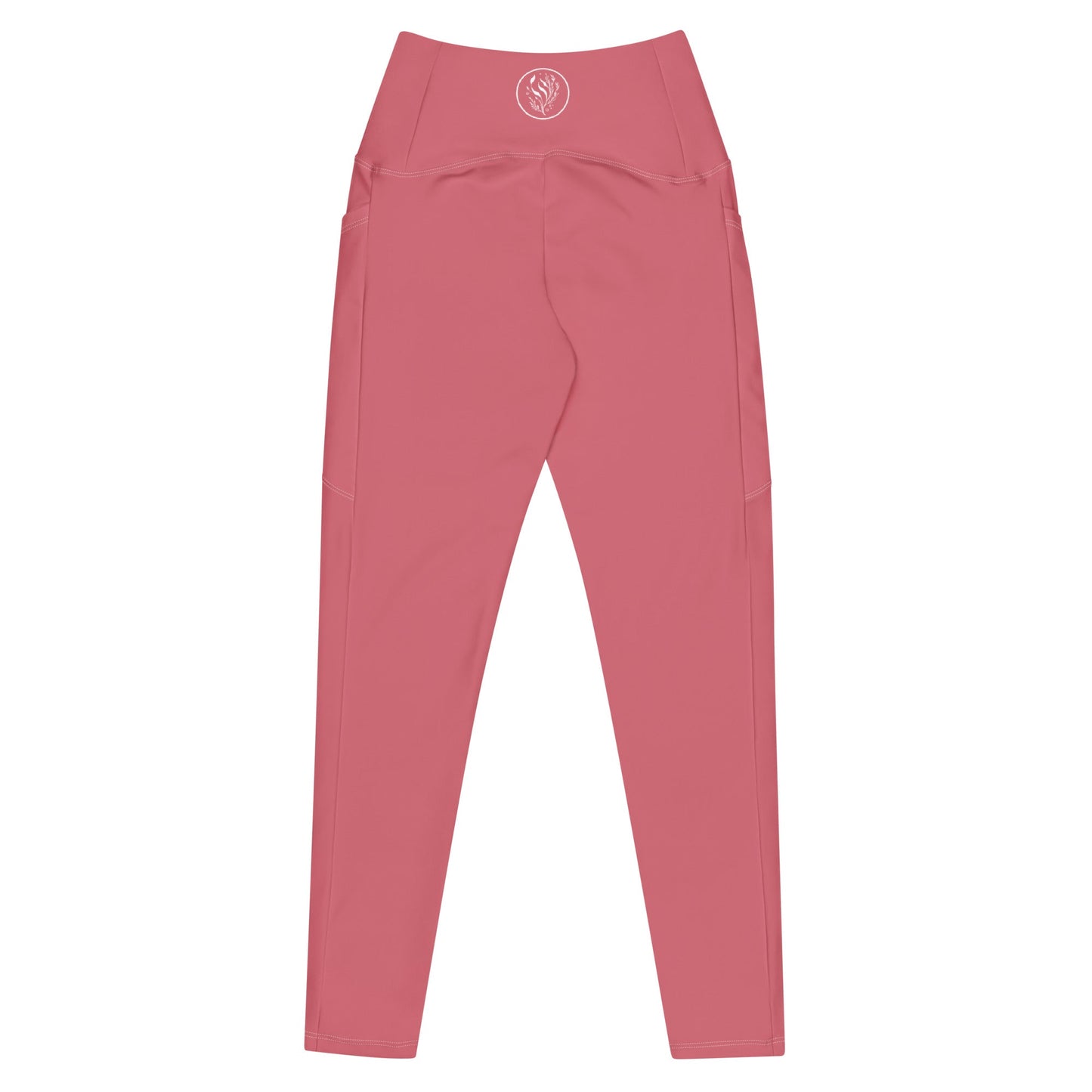 Salinity Swimwear Coral Pink Eco Swim Leggings With Pockets Leggings