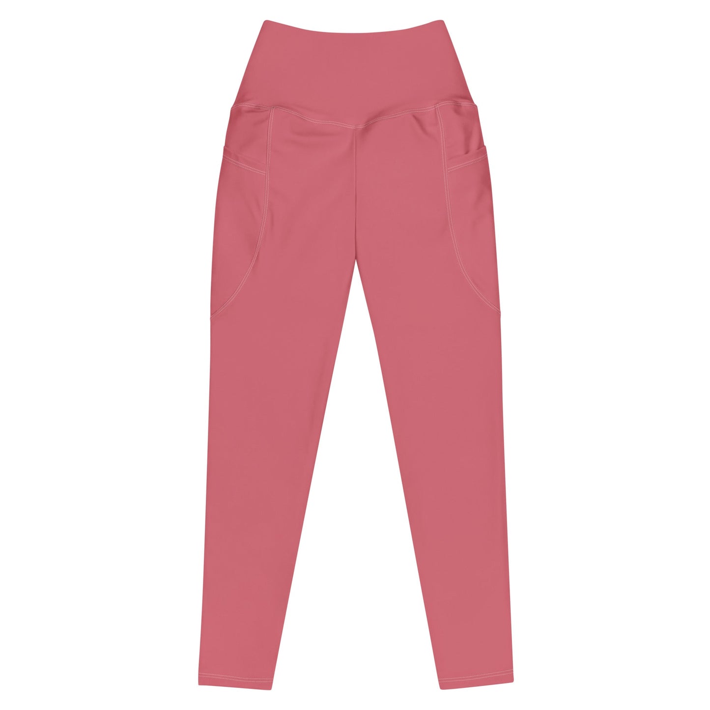 Salinity Swimwear Coral Pink Eco Swim Leggings With Pockets Leggings