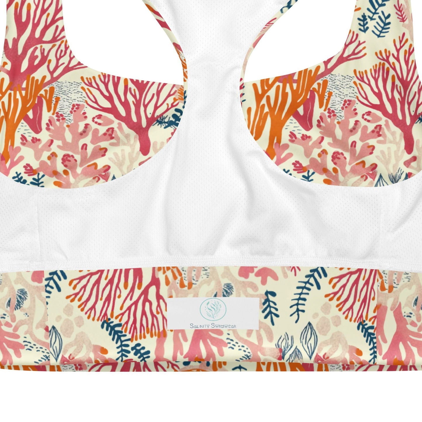 Salinity Swimwear Coral Reef Eco Sports Bra Top Sports Top