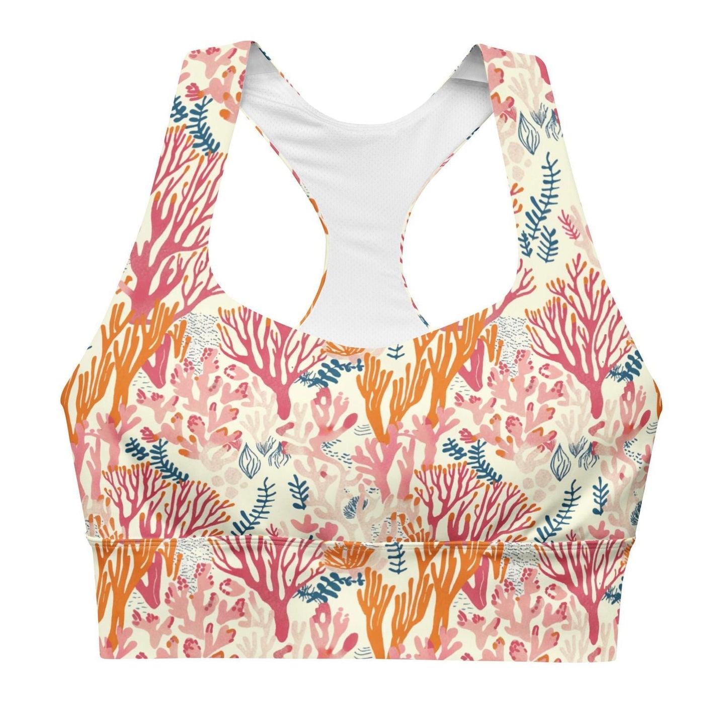 Salinity Swimwear Coral Reef Eco Sports Bra Top Sports Top