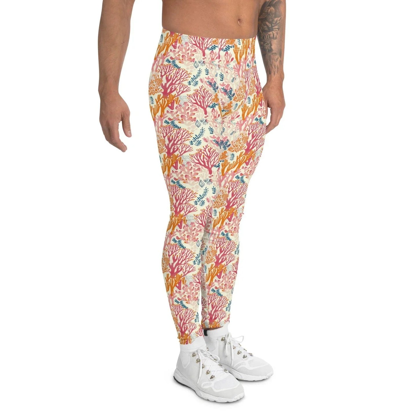 Coral Reef Men's Swim Leggings - Salinity Swimwear