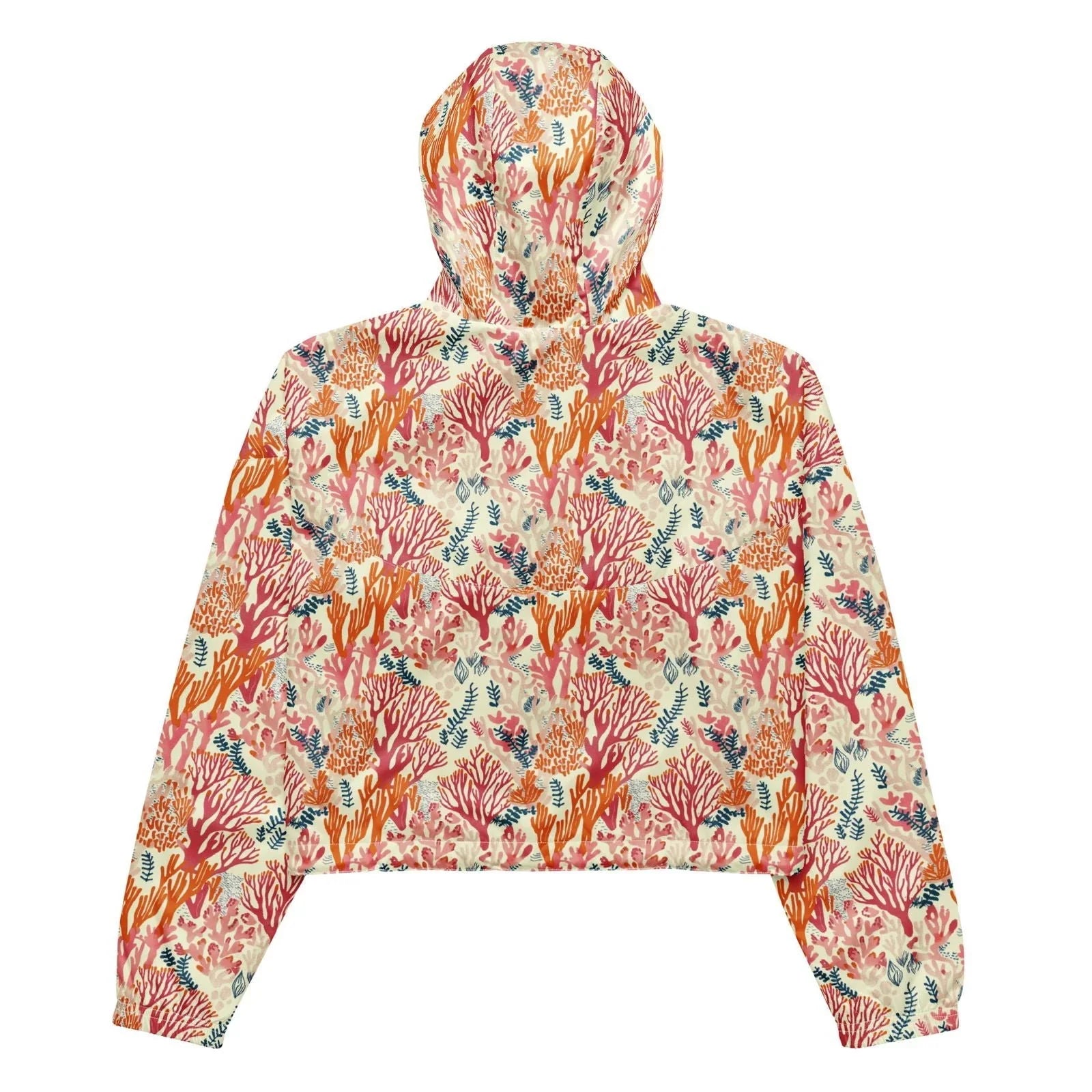 Coral Reef Women’s Cropped Windbreaker - Salinity Swimwear