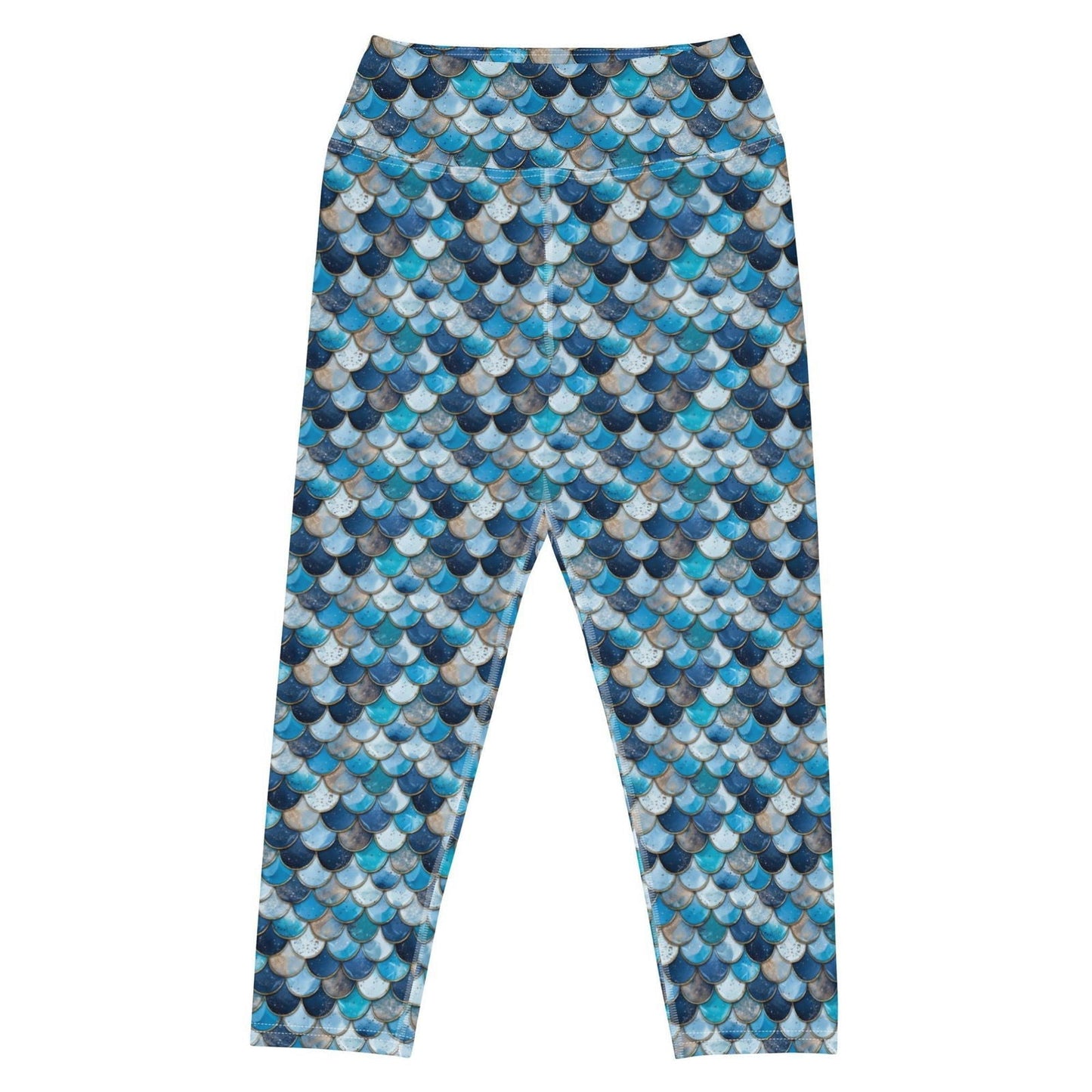 Deep Sea Sapphire Siren Capri Swim Leggings - Salinity Swimwear