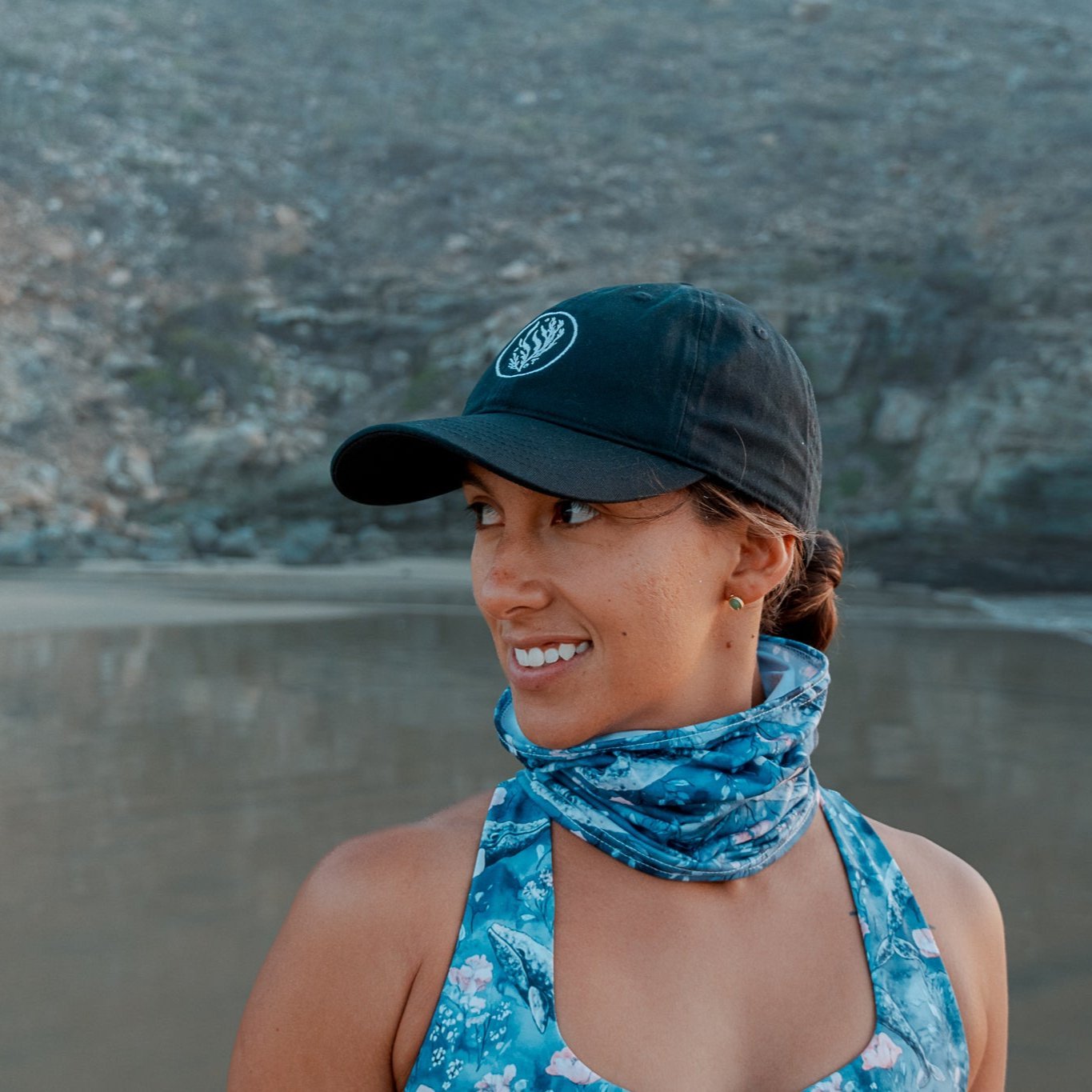 Dusky Gray Whale Buff - Salinity Swimwear