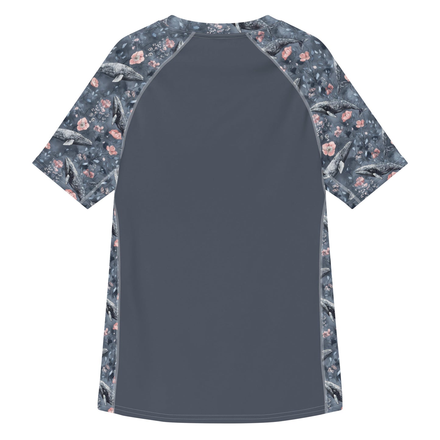 Dusky Gray Whale Men’s Short Sleeve Swim Shirt - Salinity Swimwear