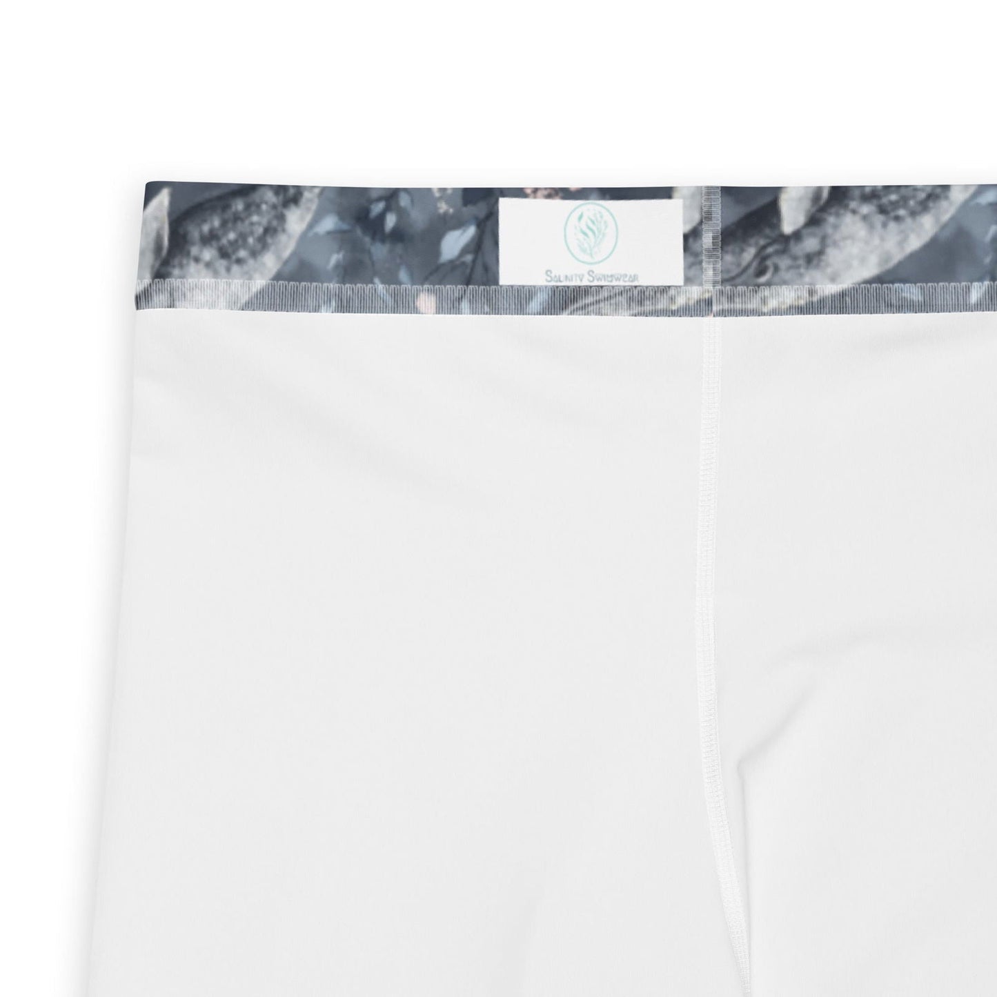 Salinity Swimwear Dusky Gray Whale Men's Swim Leggings Leggings