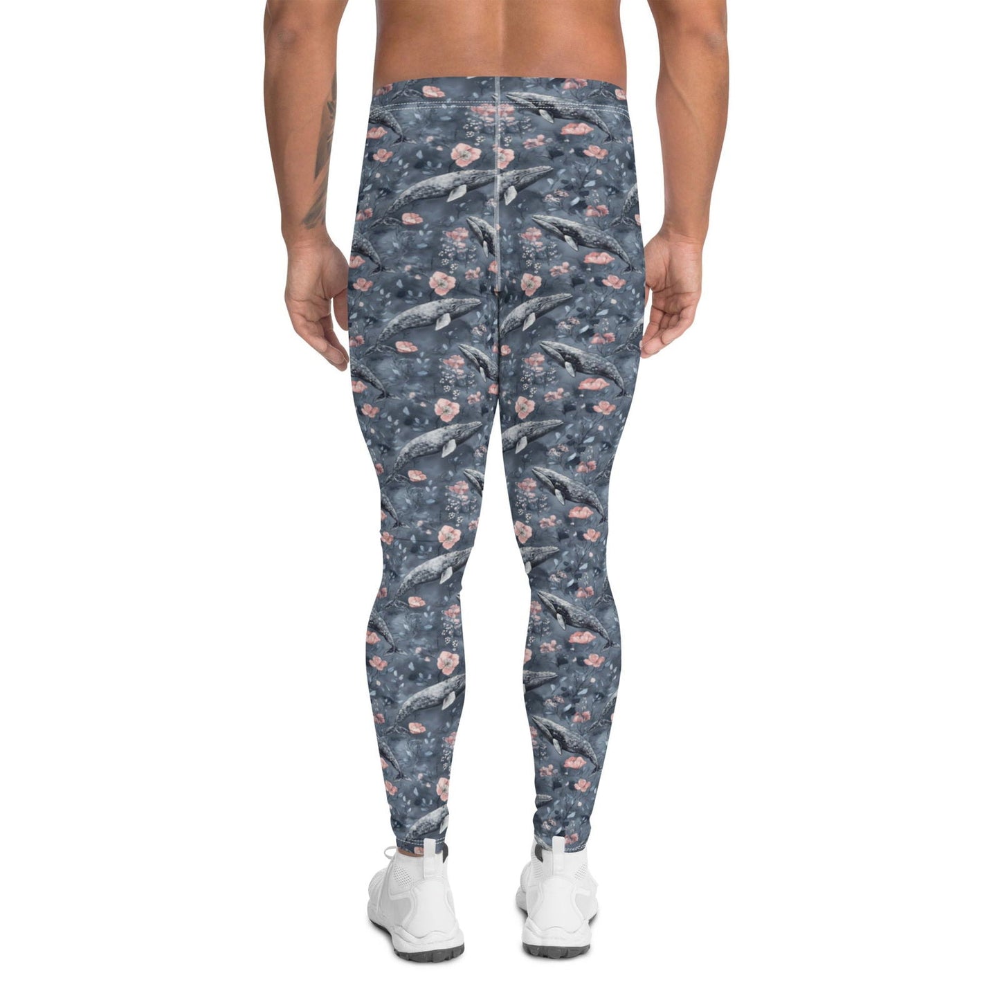 Salinity Swimwear Dusky Gray Whale Men's Swim Leggings Leggings