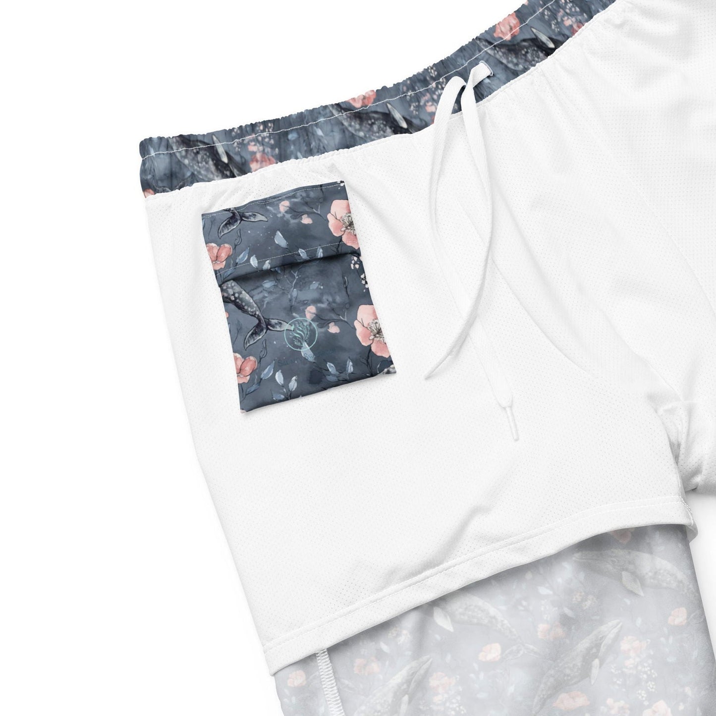 Dusky Gray Whale Men's Swim Trunks - Salinity Swimwear