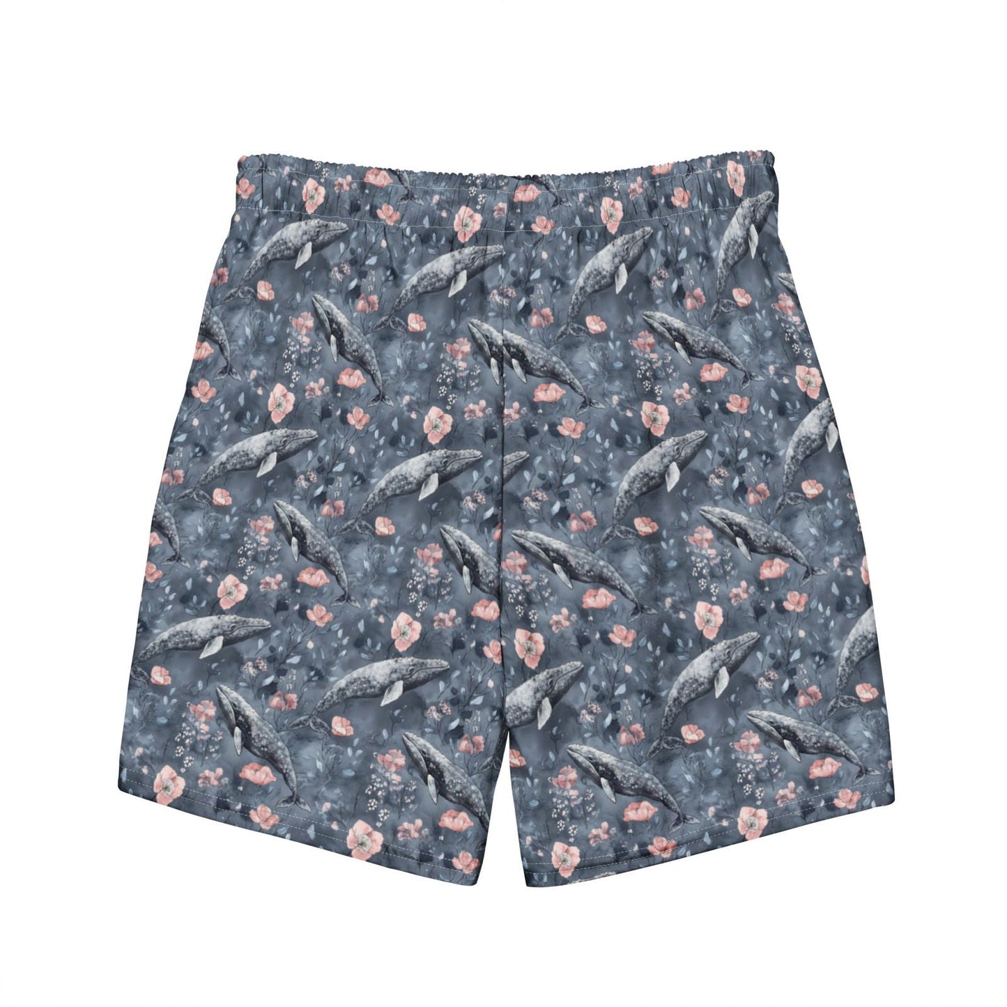 Dusky Gray Whale Men's Swim Trunks - Salinity Swimwear