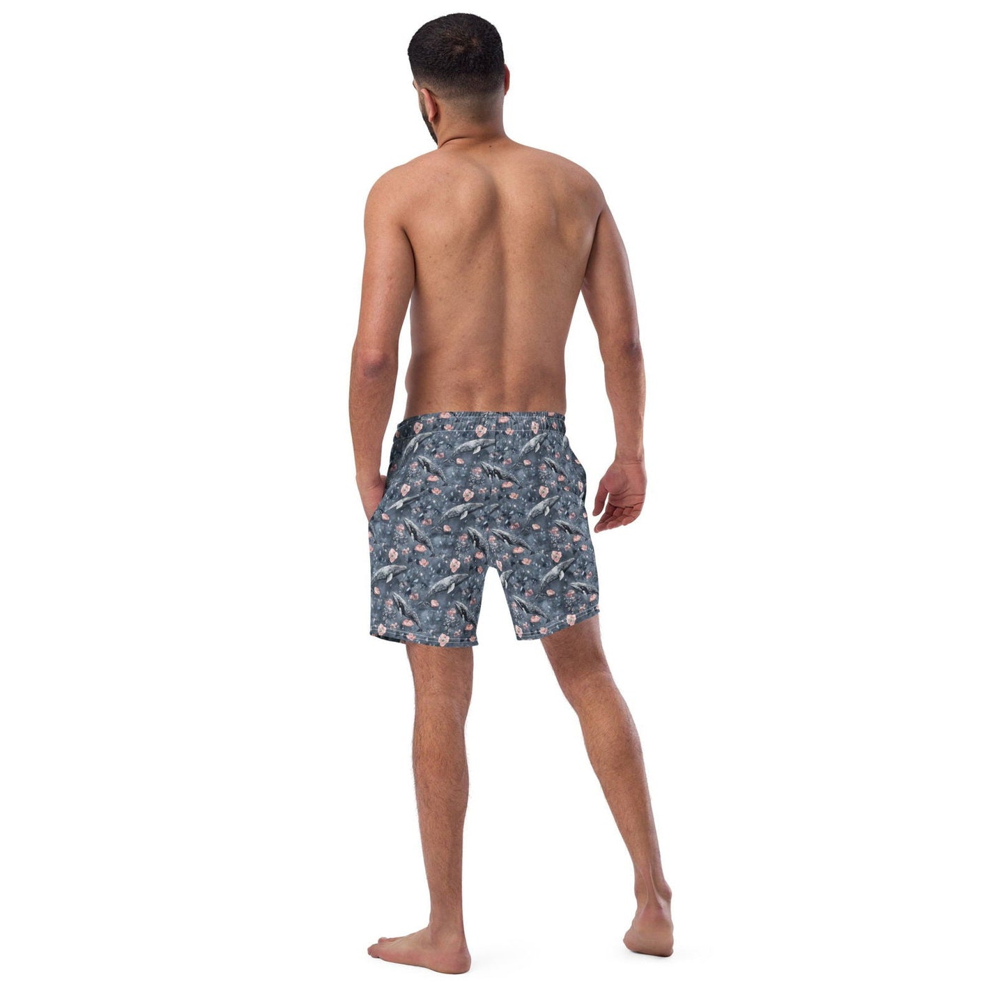 Dusky Gray Whale Men's Swim Trunks - Salinity Swimwear