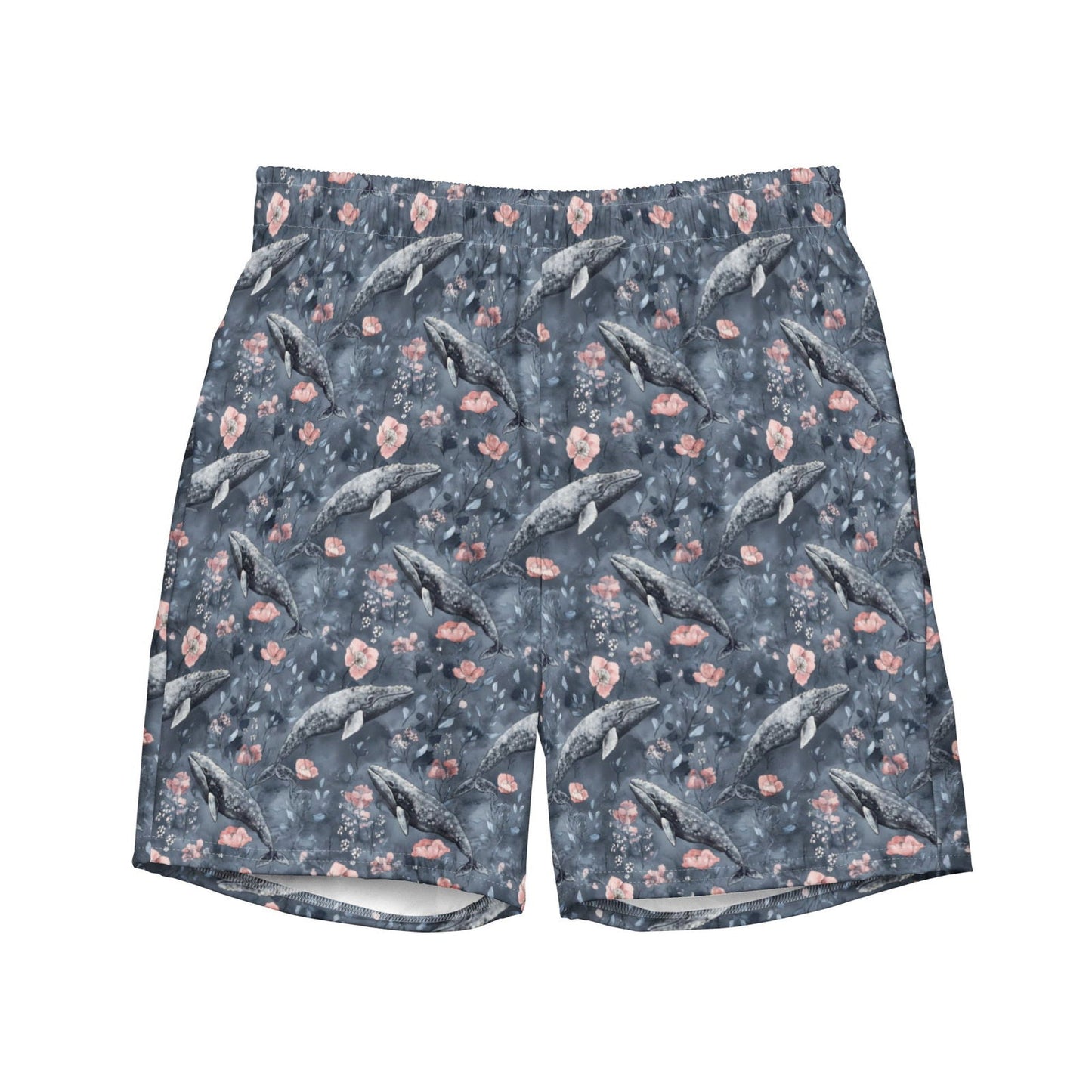 Dusky Gray Whale Men's Swim Trunks - Salinity Swimwear