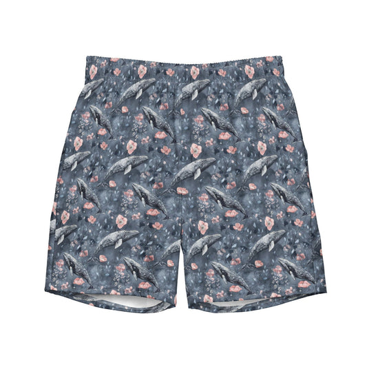 Dusky Gray Whale Men's Swim Trunks - Salinity Swimwear