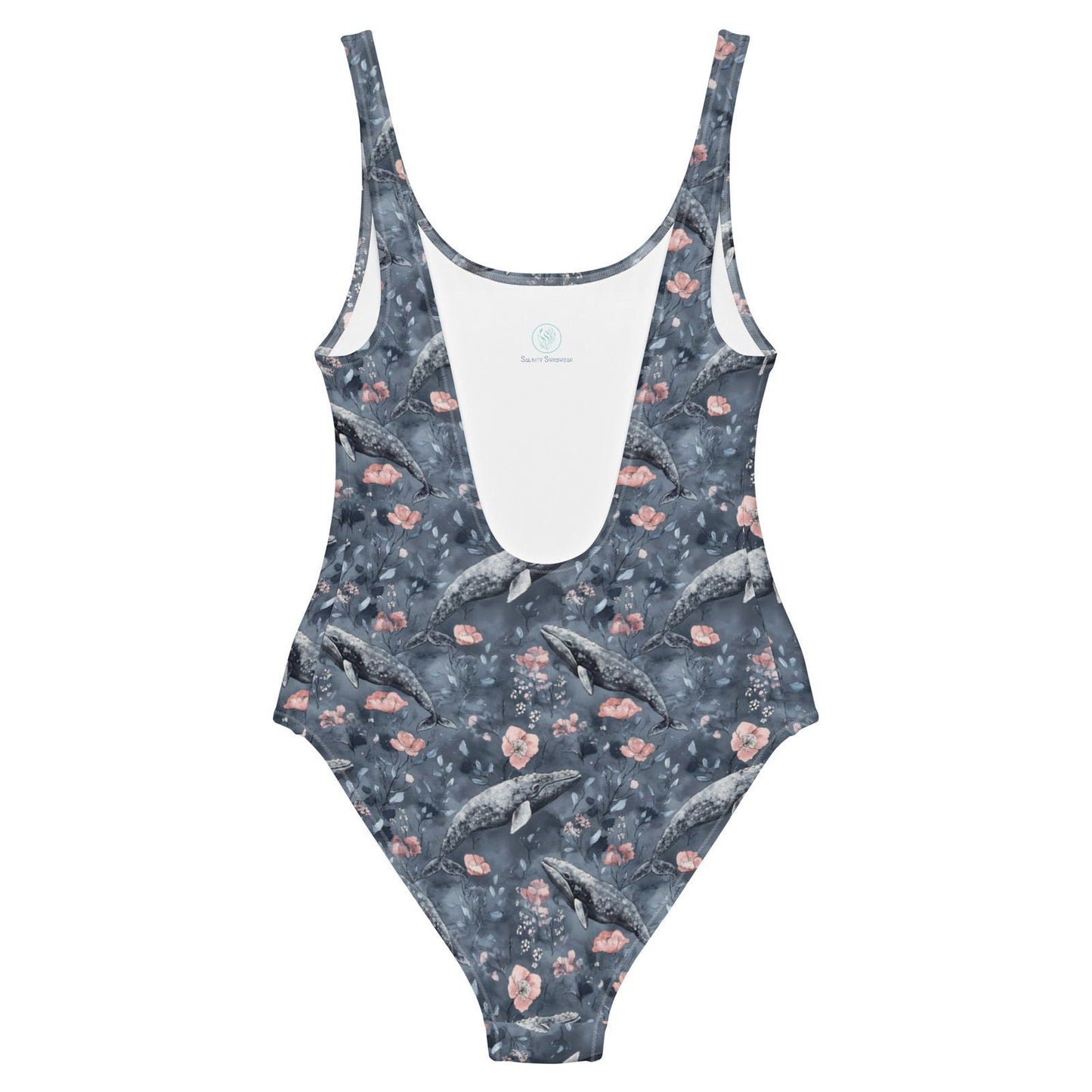 Salinity Swimwear Dusky Gray Whale One - Piece Swimsuit One - Piece Swimsuit