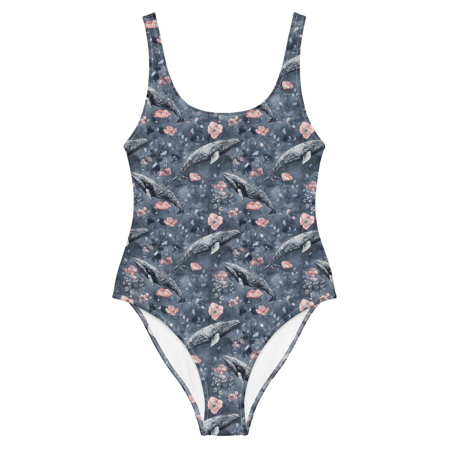 Salinity Swimwear Dusky Gray Whale One - Piece Swimsuit One - Piece Swimsuit