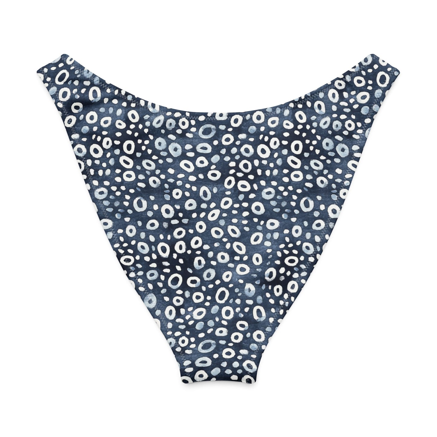 Salinity Swimwear Eagle Ray Spots Eco High - Leg Cheeky Bikini Bottom Bikini Bottom