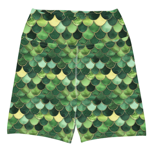 Emerald Siren Envy 4" Inch Dive Shorts - Salinity Swimwear