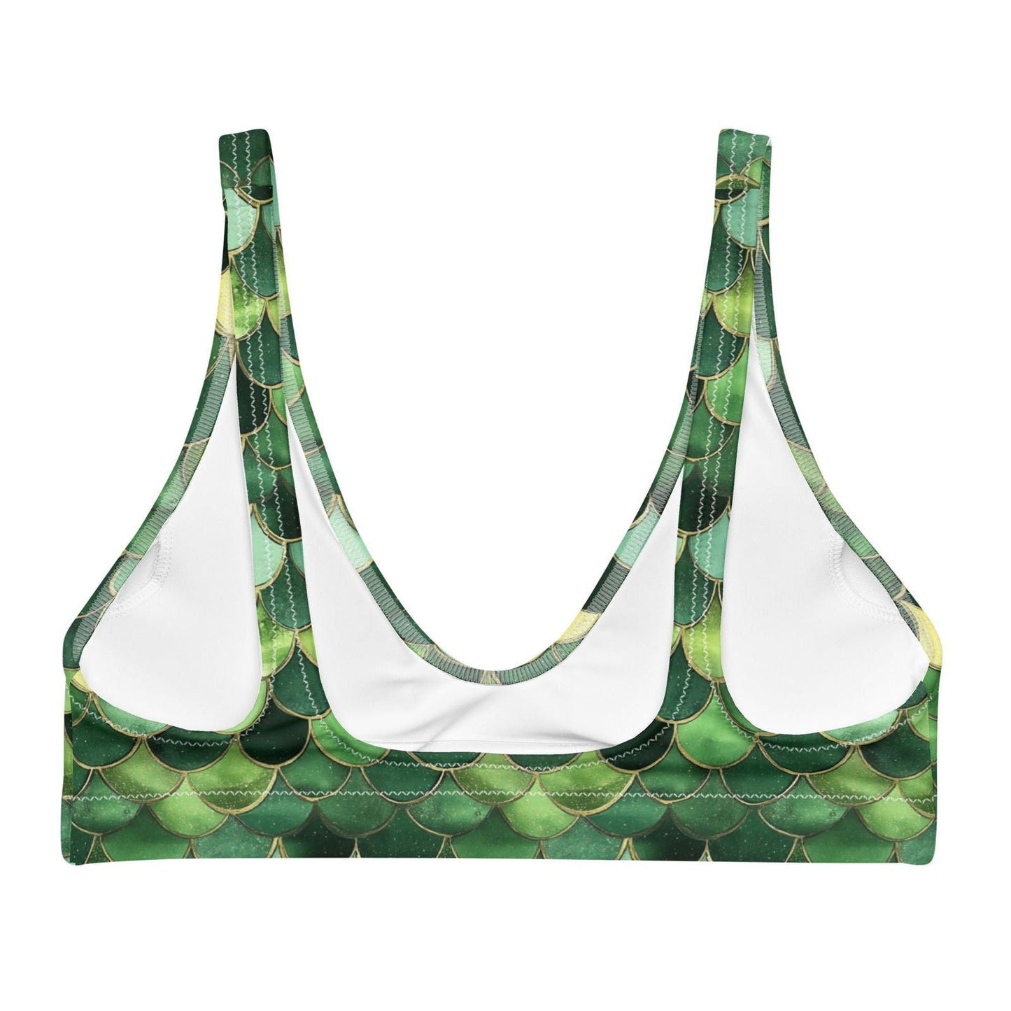 Salinity Swimwear Emerald Siren Envy Eco Bikini Top Bikini Top