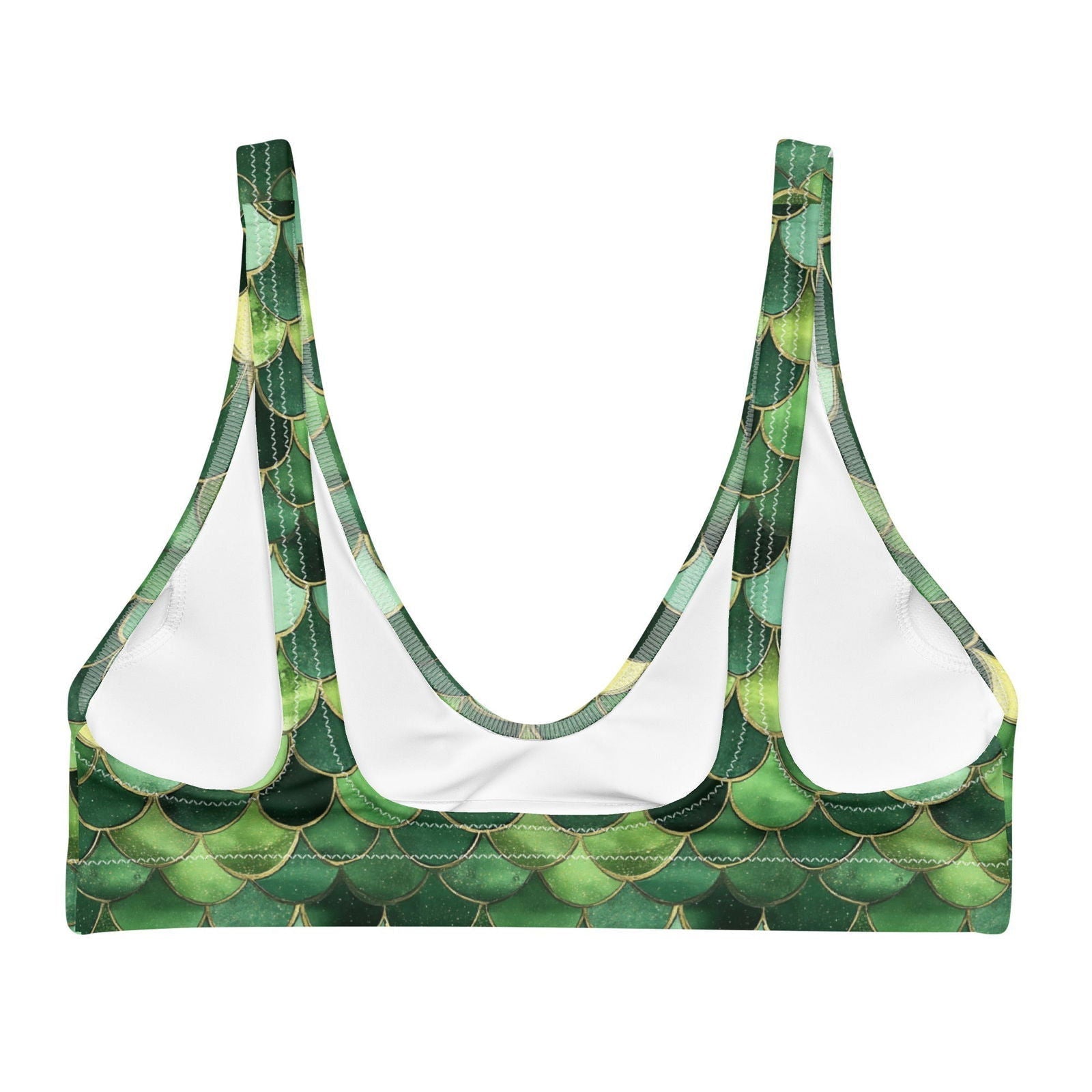 Emerald Siren Envy Eco Bikini Top - Salinity Swimwear