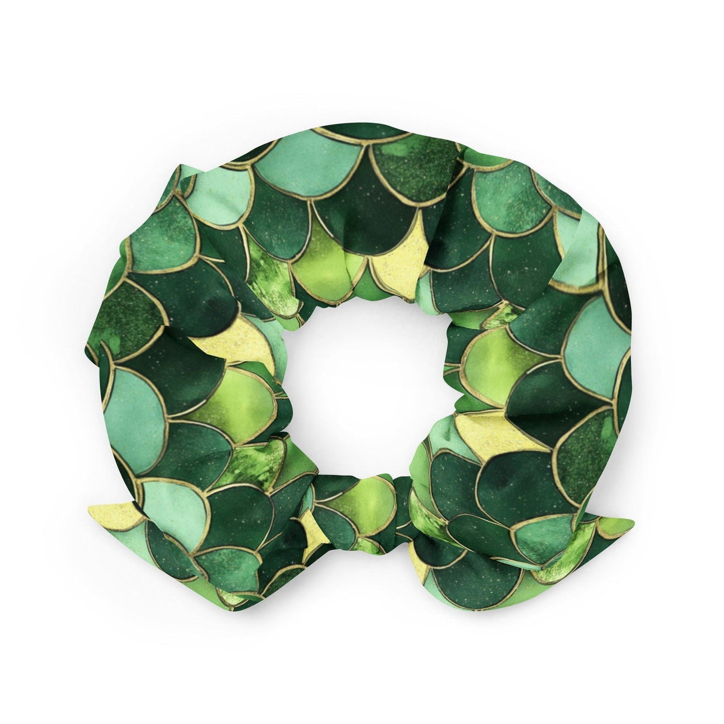 Emerald Siren Envy Eco-Scrunchie - Salinity Swimwear