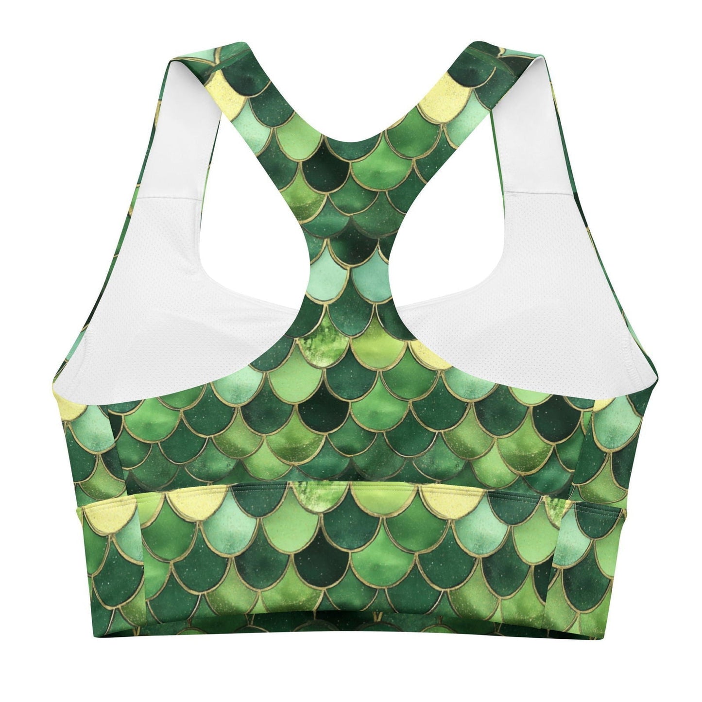 Salinity Swimwear Emerald Siren Envy Eco Sports Bra Top Sports Top
