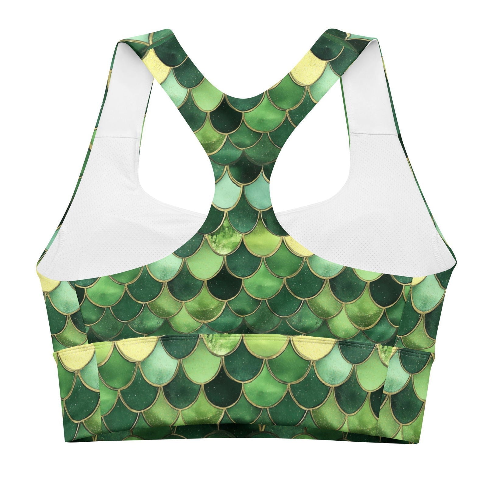Emerald Siren Envy Eco Sports Bra Top - Salinity Swimwear