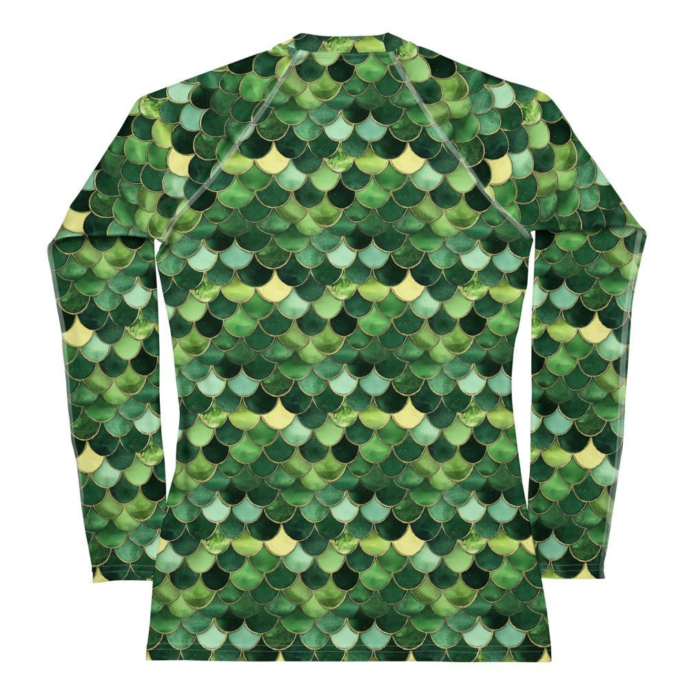 Emerald Siren Envy Women's Rash Guard - Salinity Swimwear