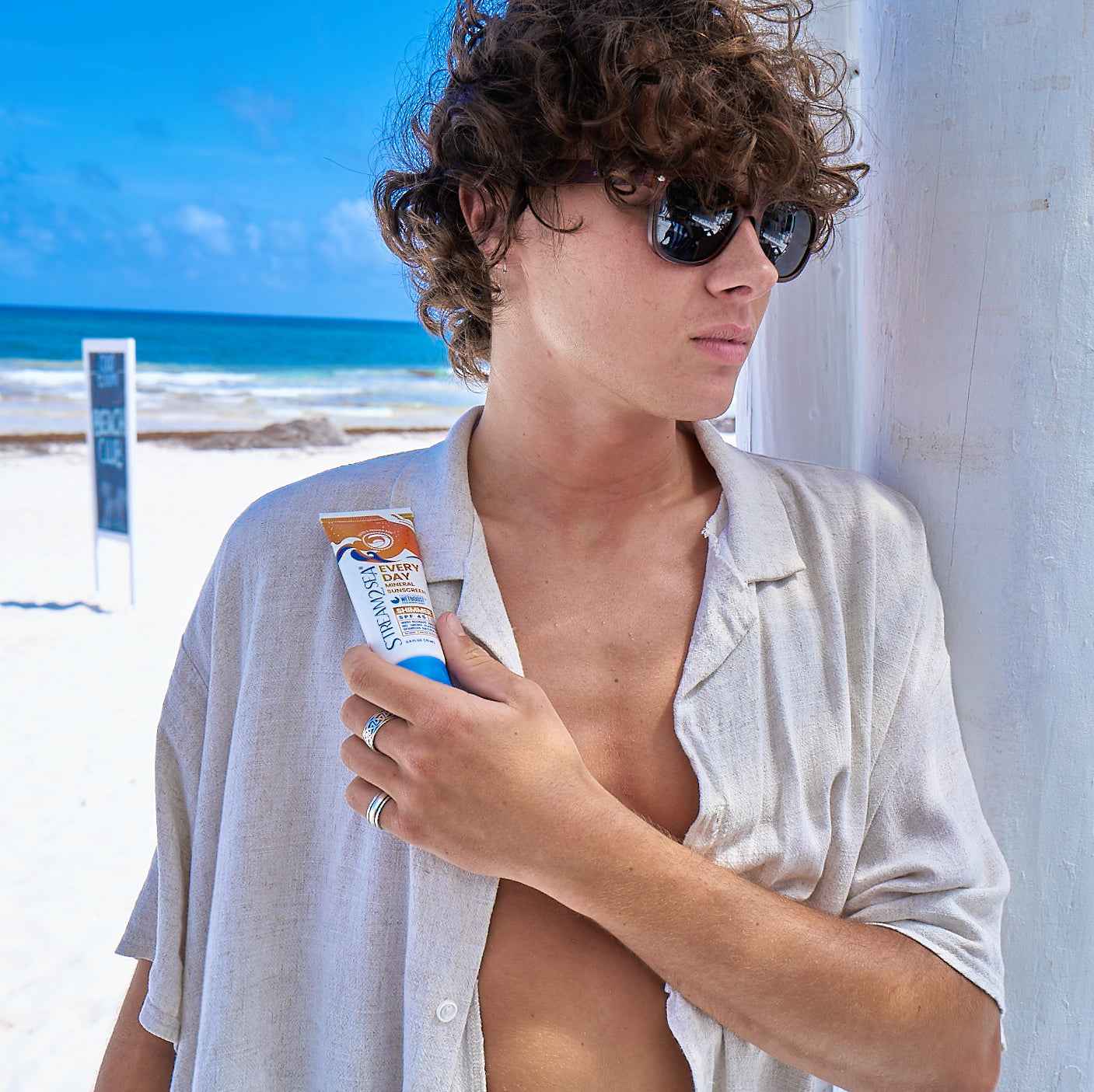 Salinity Swimwear Every Day Shimmer Mineral Sunscreen simple