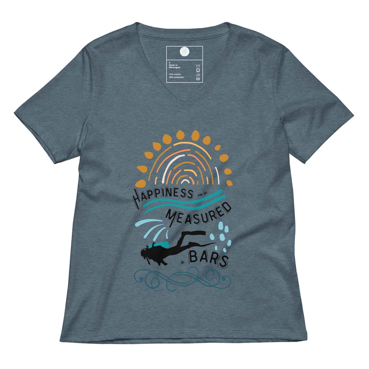 Salinity Swimwear Happiness Can Be Measured in Bars Women's T-Shirt T-Shirt