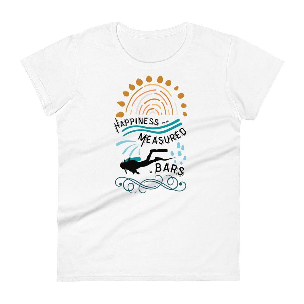 Happiness Can Be Measured in Bars Women's T-Shirt - Salinity Swimwear