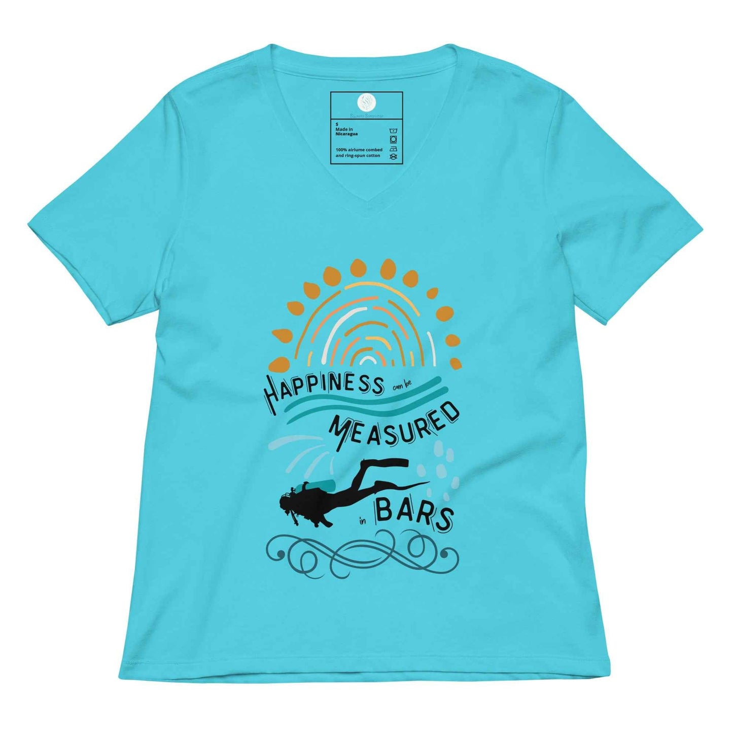 Salinity Swimwear Happiness Can Be Measured in Bars Women's T-Shirt T-Shirt