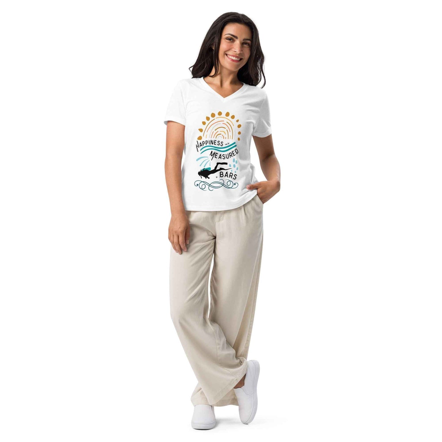 Salinity Swimwear Happiness Can Be Measured in Bars Women's T-Shirt T-Shirt