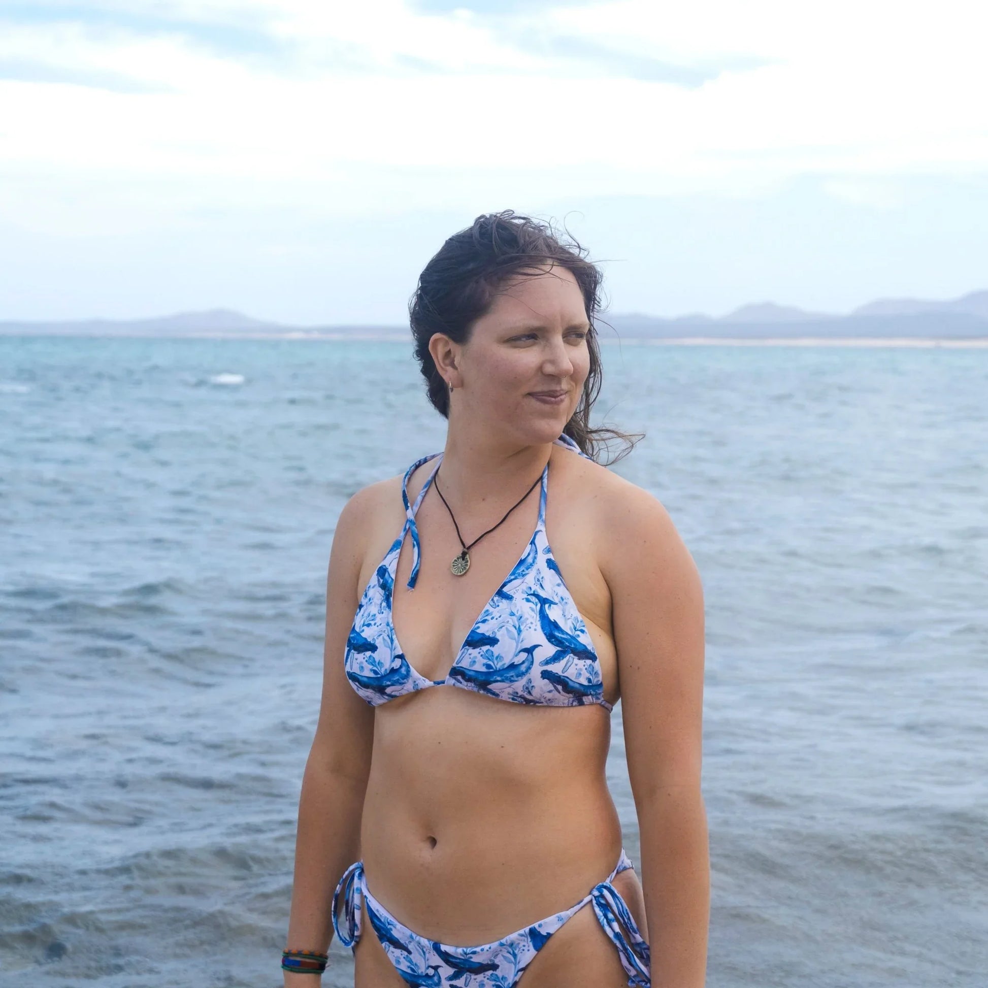 Humpback Whale Song Eco String Bikini Set - Salinity Swimwear