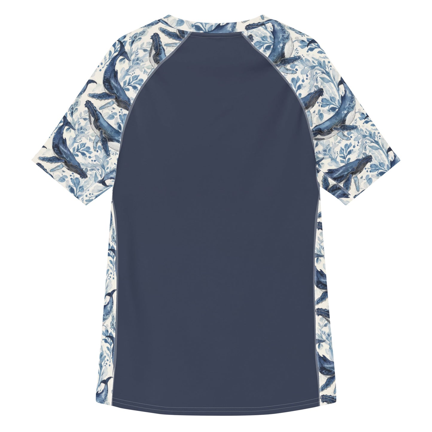 Humpback Whale Song Men’s Short Sleeve Swim Shirt - Salinity Swimwear