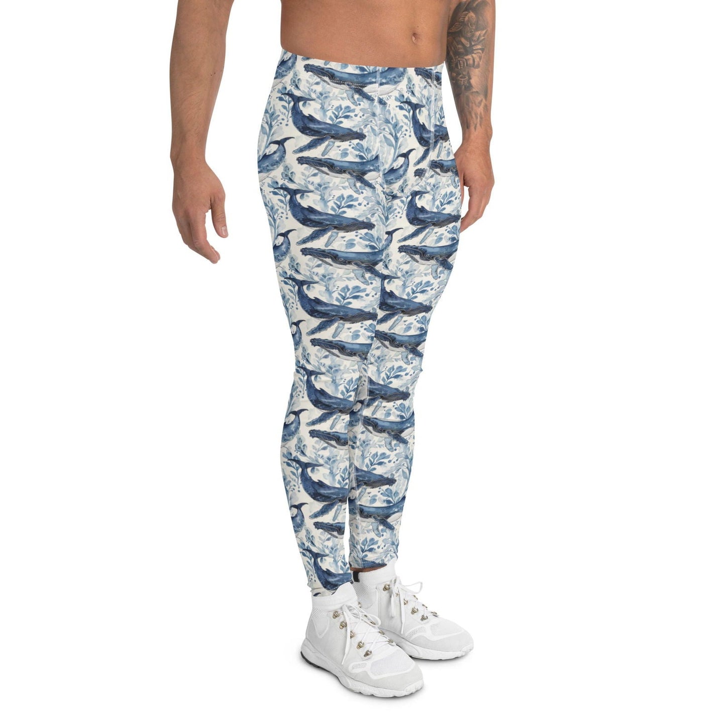 Salinity Swimwear Humpback Whale Song Men's Swim Leggings Leggings